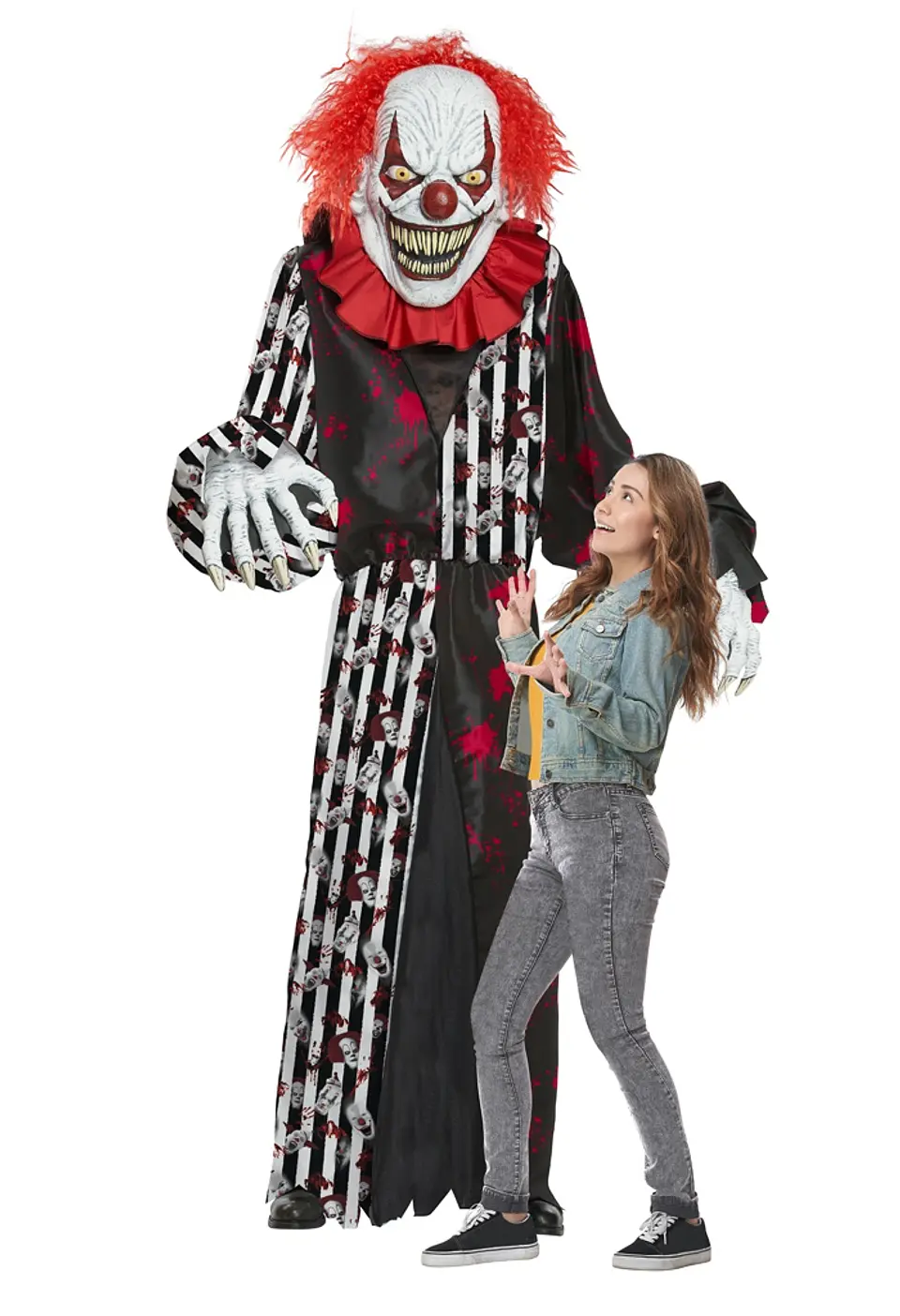 Disfraz Decoración Payaso -Towering Terror Clown Adult 1