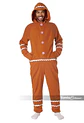 Disfraz Galleta de Jengibre -GingerBread Jumpsuit Adult - Miniatura 1