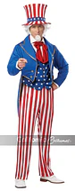 Disfraz Tío Sam USA -Uncle Sam Adult - Miniatura 2