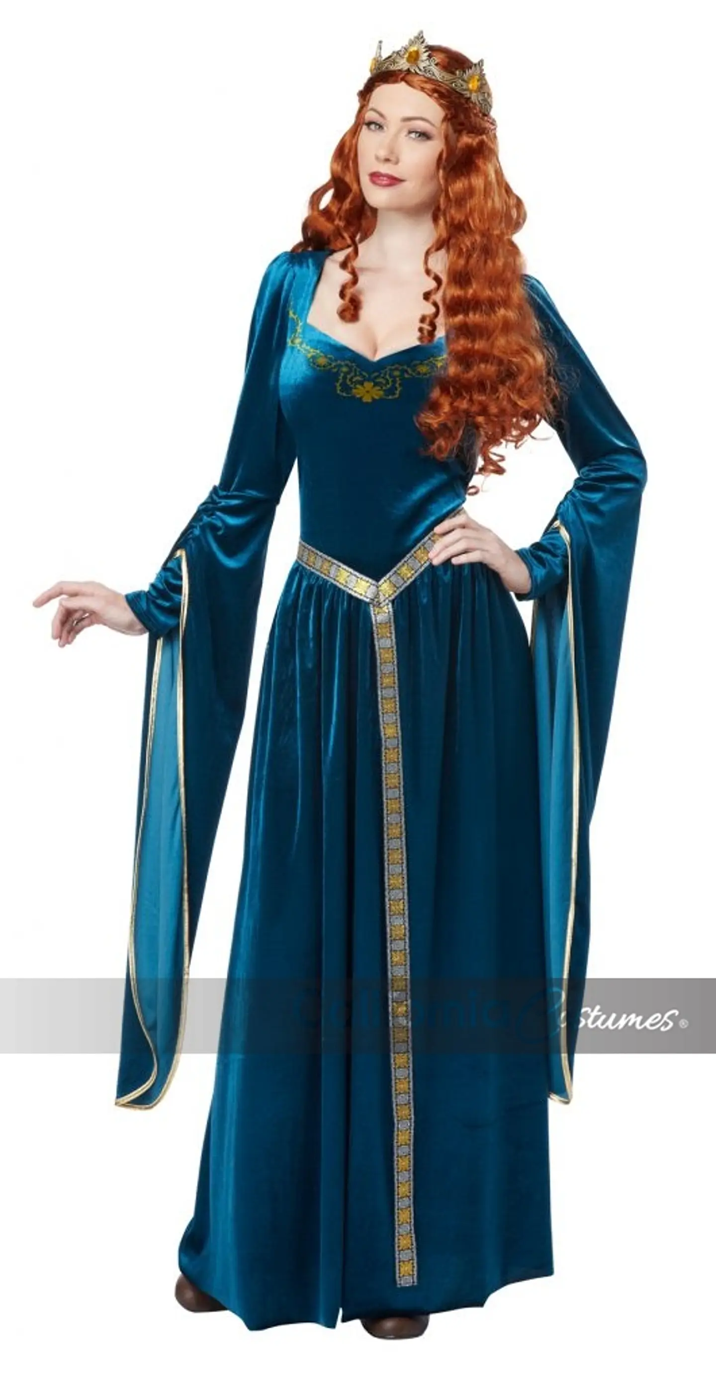 Disfraz Medieval -Lady Guinevere Adult 1