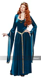 Disfraz Medieval -Lady Guinevere Adult - Miniatura 1