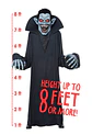 Disfraz Decoración Vampiro -Towering Terror Vampire Adult - Miniatura 3