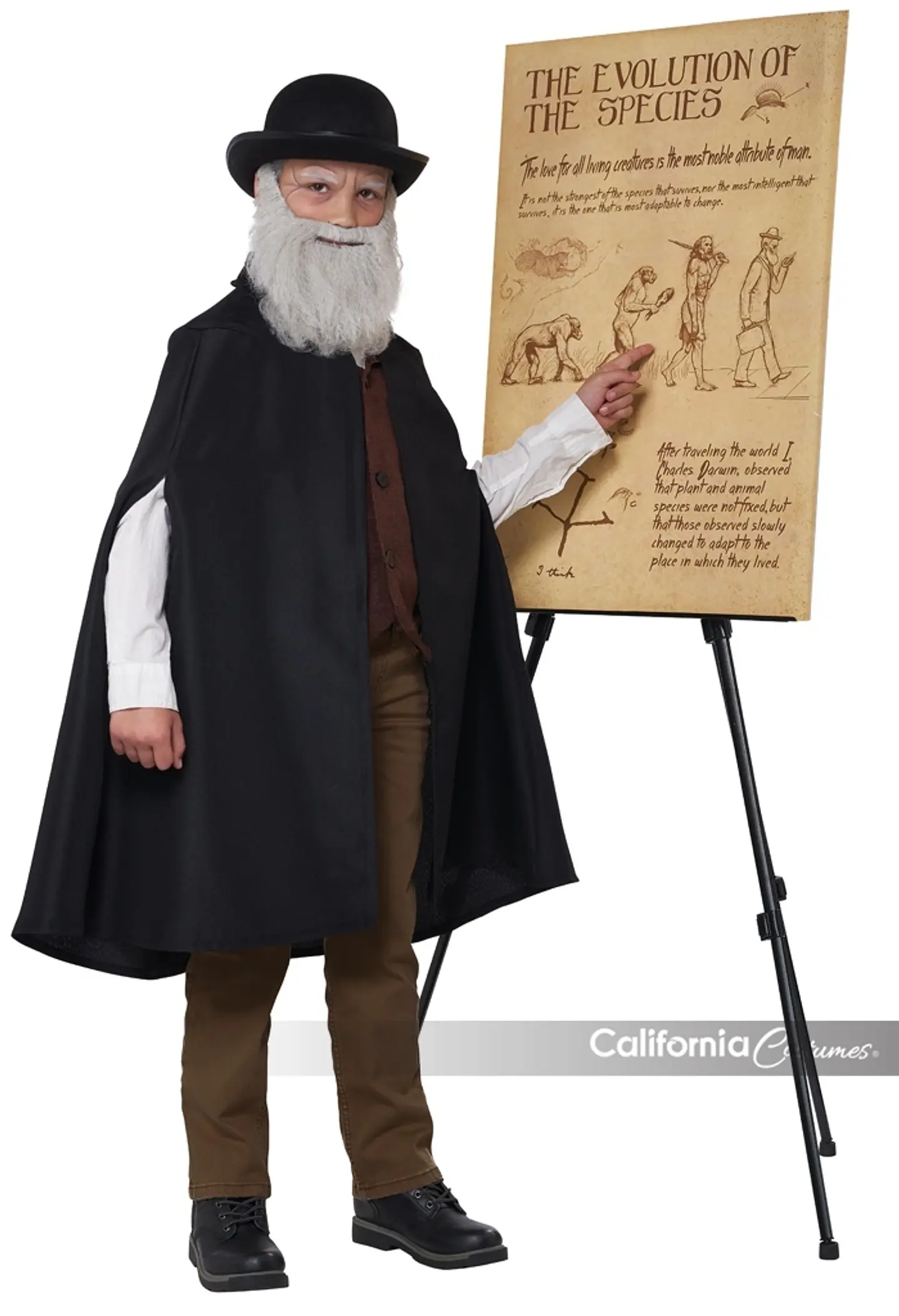Disfraz Científico -Charles Darwin Child 3