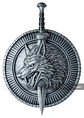 Escudo y Espada -Wolf master shield & sword 18