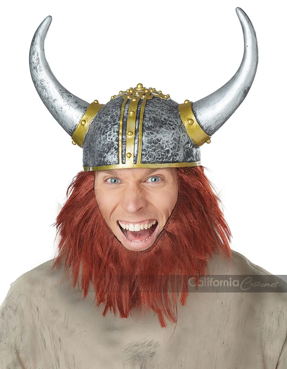 Casco Vikingo con Barba -Viking getup 1
