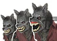 Hombre lobo Ani Motion -Werewolf ani-motion mask - Miniatura 4