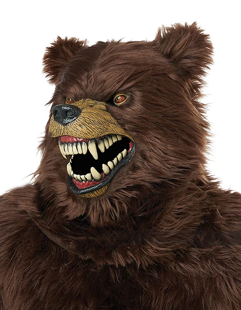 Máscara Oso Ani Motion -Grizzly bear ani-motion mask