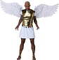Alas Ángel Extendibles -Angel cosplay wings white - Miniatura 2