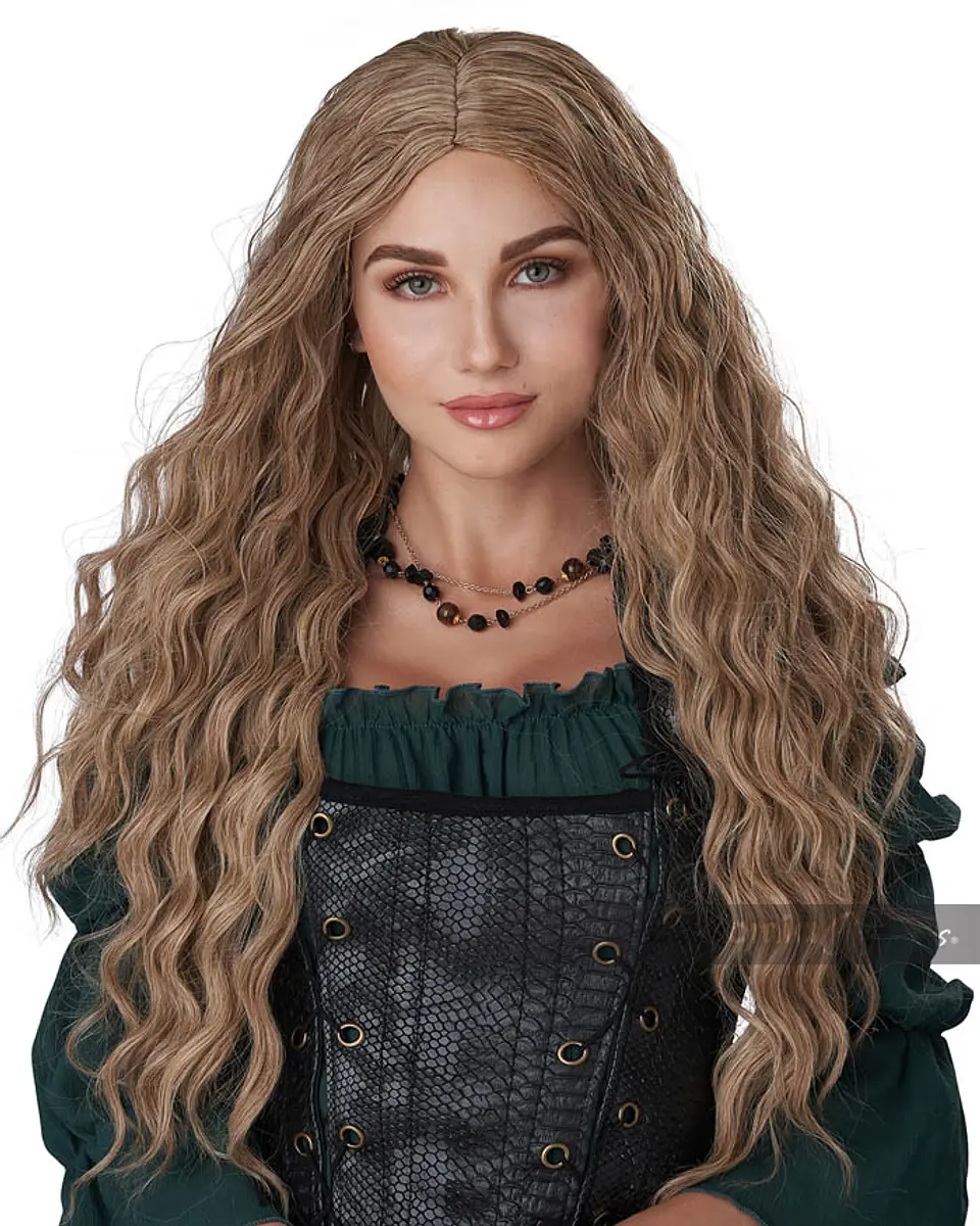 Peluca Renacentista -Renaissance maiden wig 1