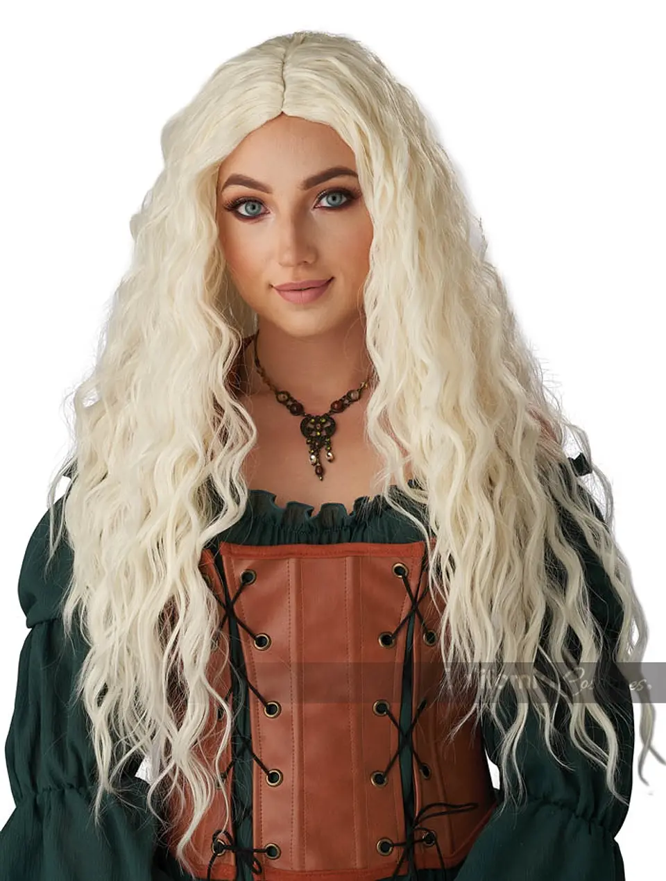 Peluca Renacentista -Renaissance maiden wig 1