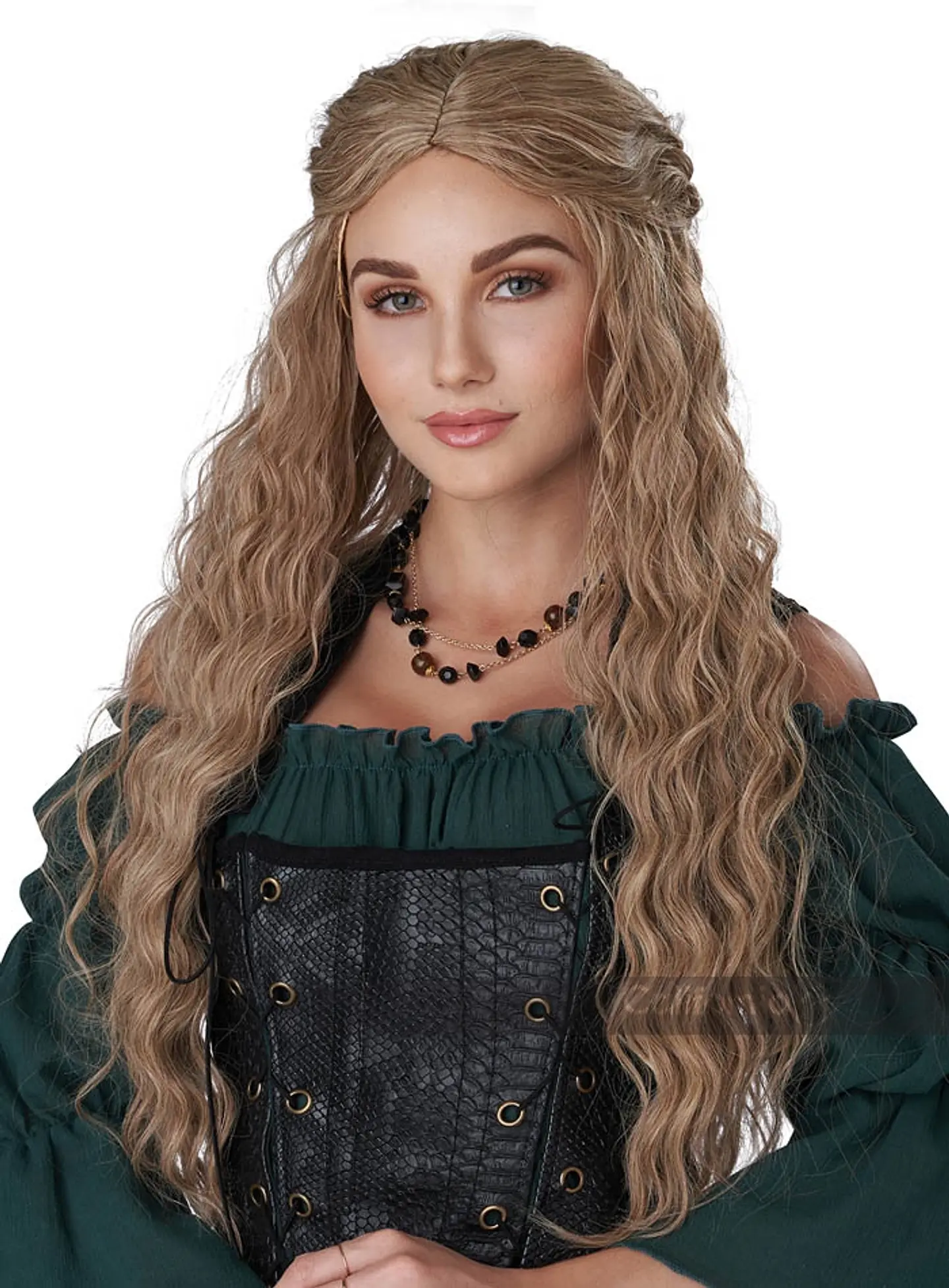 Peluca Renacentista -Renaissance maiden wig 2