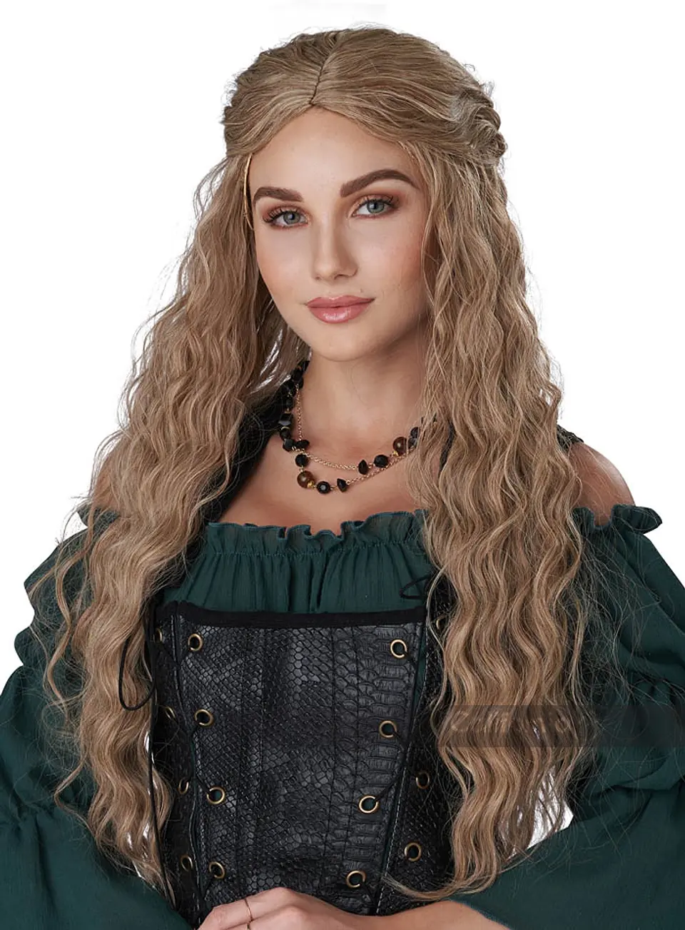 Peluca Renacentista -Renaissance maiden wig 2