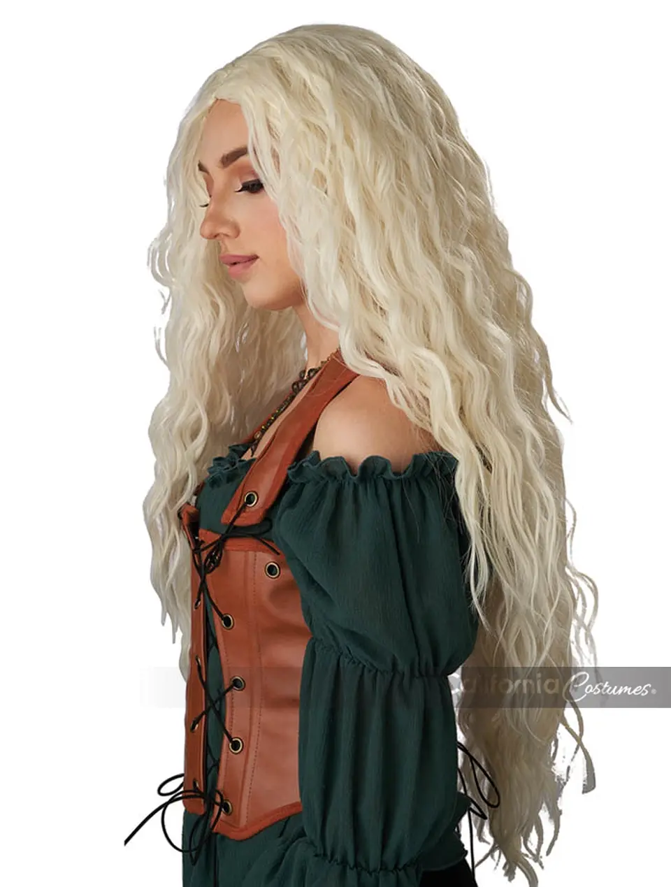 Peluca Renacentista -Renaissance maiden wig 2