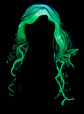 Peluca Fantasma Brilla en la Oscuridad -Glow in the dark ghost wig/adult - Miniatura 2