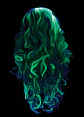 Peluca Fantasma Brilla en la Oscuridad -Glow in the dark ghost wig/adult - Miniatura 4