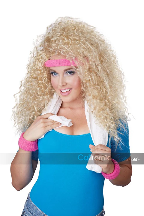 Peluca 80's -Let's get physical wig
