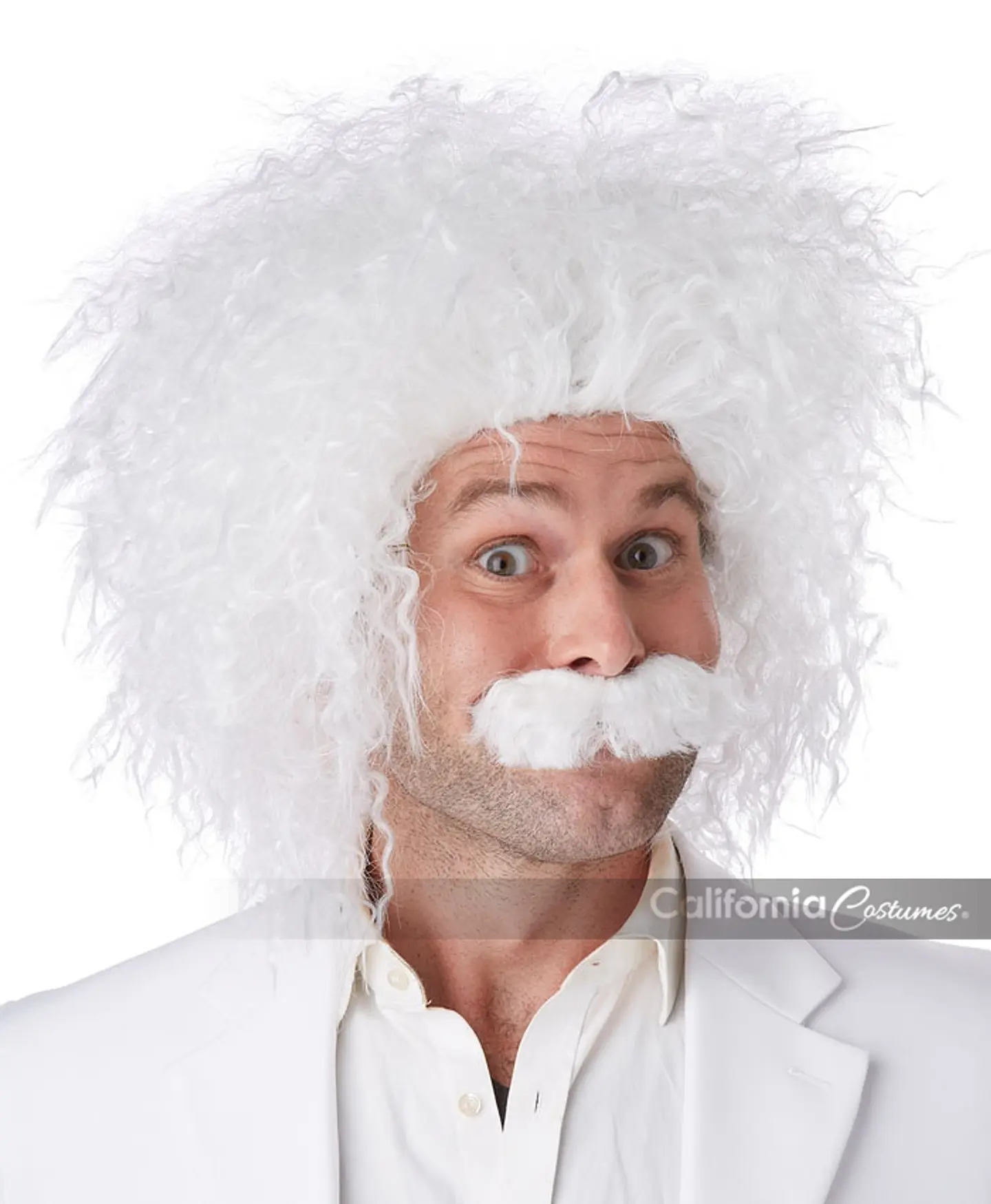 Peluca Científico -E=mc2 wig & moustache 1