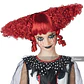 Peluca Arlequina -Creepy clown wig - Miniatura 2