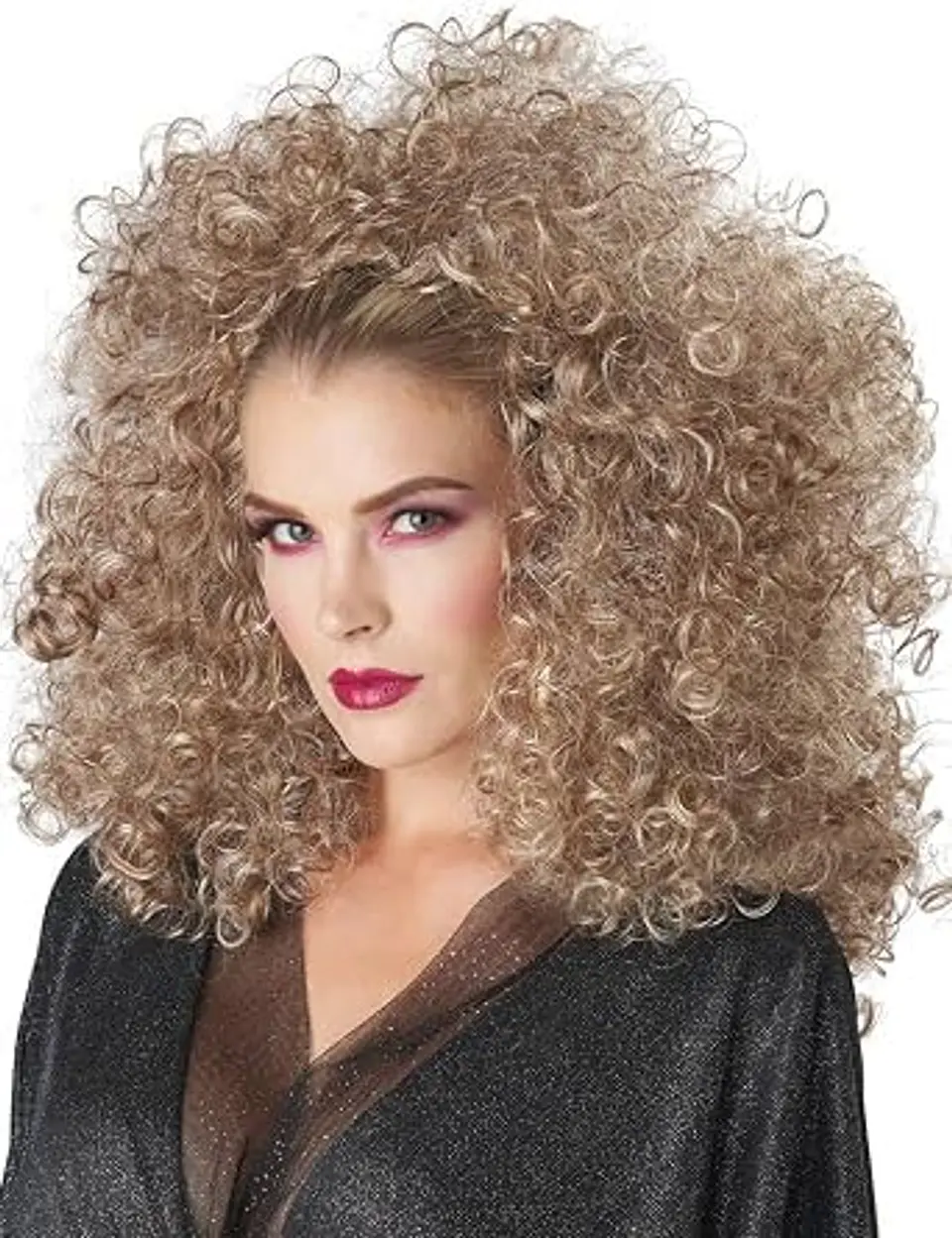 Peluca Cintillo -3/4 curly fall wig 1