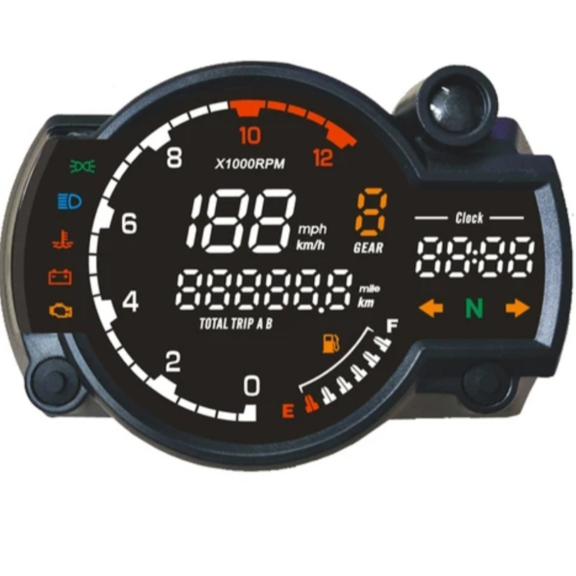 VELOCIMETRO DIGI UNIVERSASL DEPORTIVO MONOCROMATICO 1