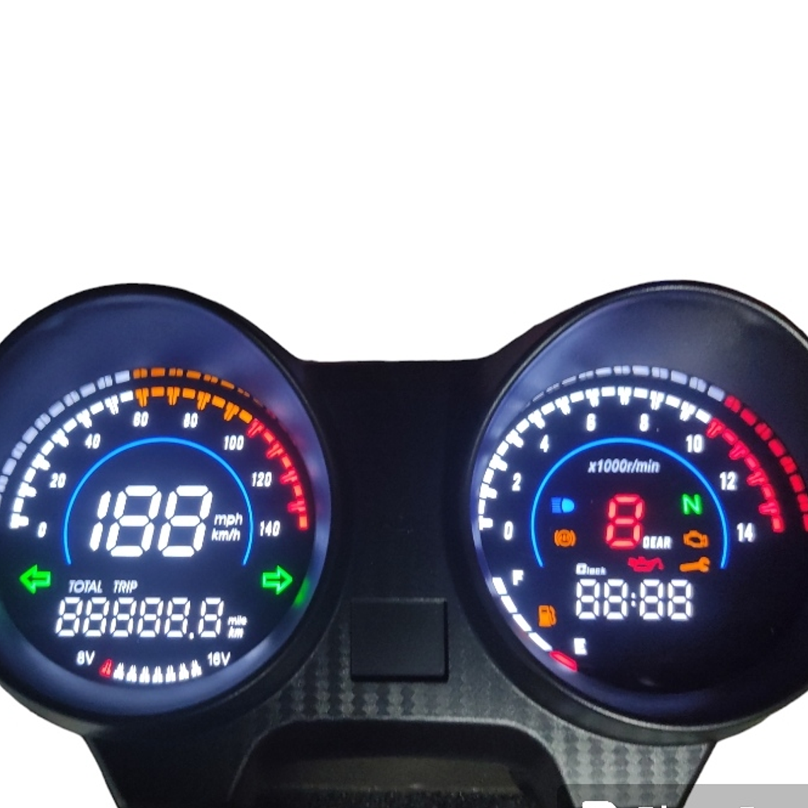 VELOCIMETRO DIGITAL UNIVERSAL TITAN BRASIL VELOCIDAD POR GUAYA 1