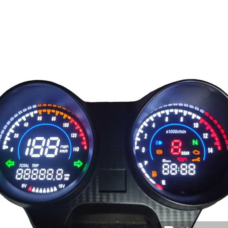 VELOCIMETRO DIGITAL UNIVERSAL TITAN BRASIL VELOCIDAD POR GUAYA 1