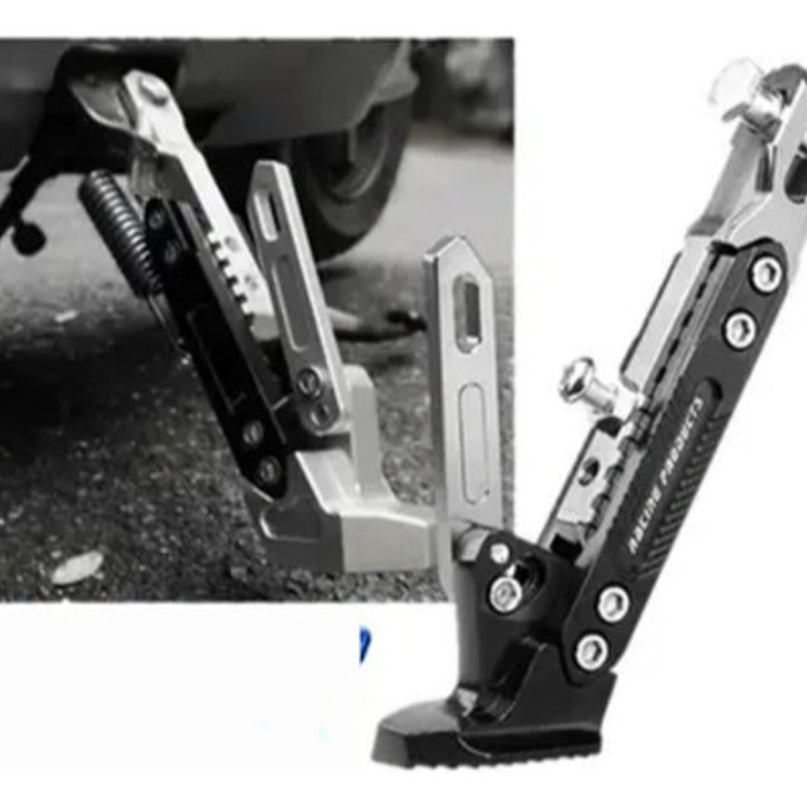 Soporte Universal Para Pata De Cabra Moto Ajustable 7