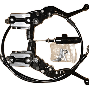 Clutch Y Freno Hidráulico Universal Negro