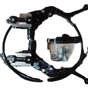 Clutch Y Freno Hidráulico Universal Negro