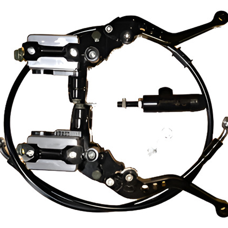 Clutch Y Freno Hidráulico Universal Negro 4