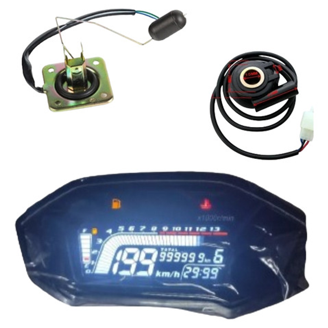 Velocímetro Digital Phm 19770911 Negro 90mm Urbano 1