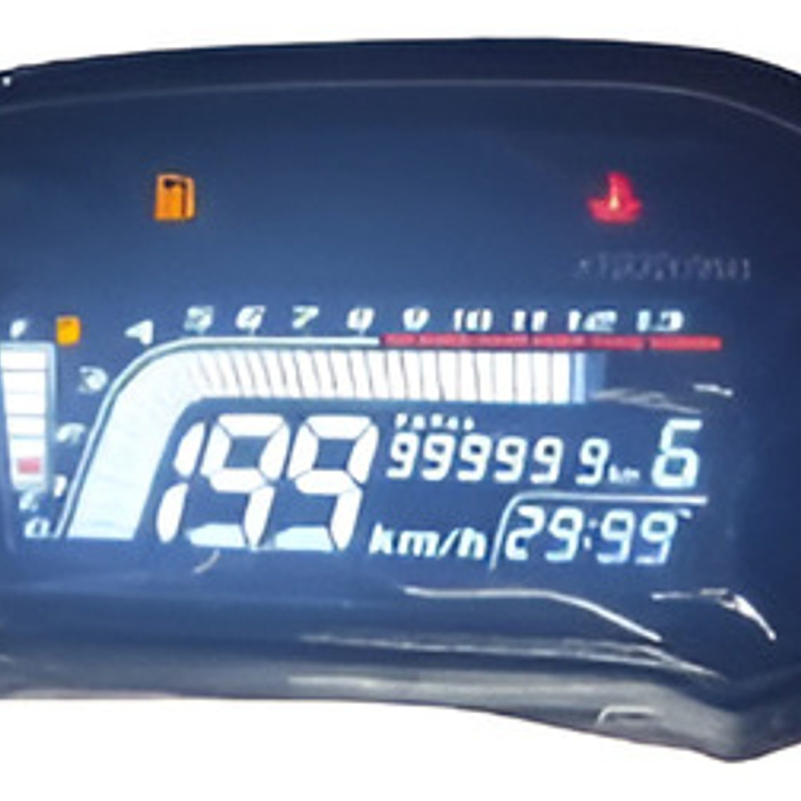Velocímetro Digital Phm 19770911 Negro 90mm Urbano 3
