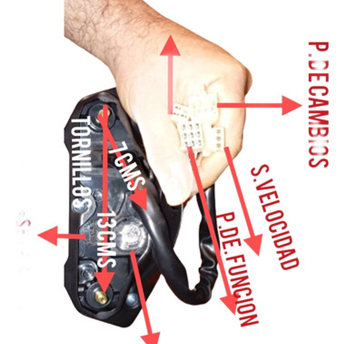 Velocímetro Digital Phm 19770911 Negro 90mm Urbano 4