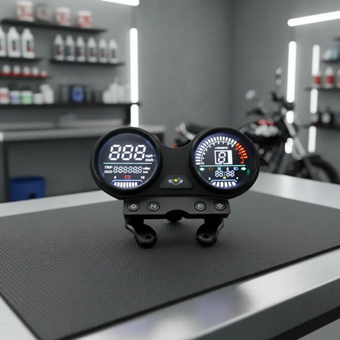 Velocímetro Digital Para Yamaha Ybr 125 Funciones Original 1