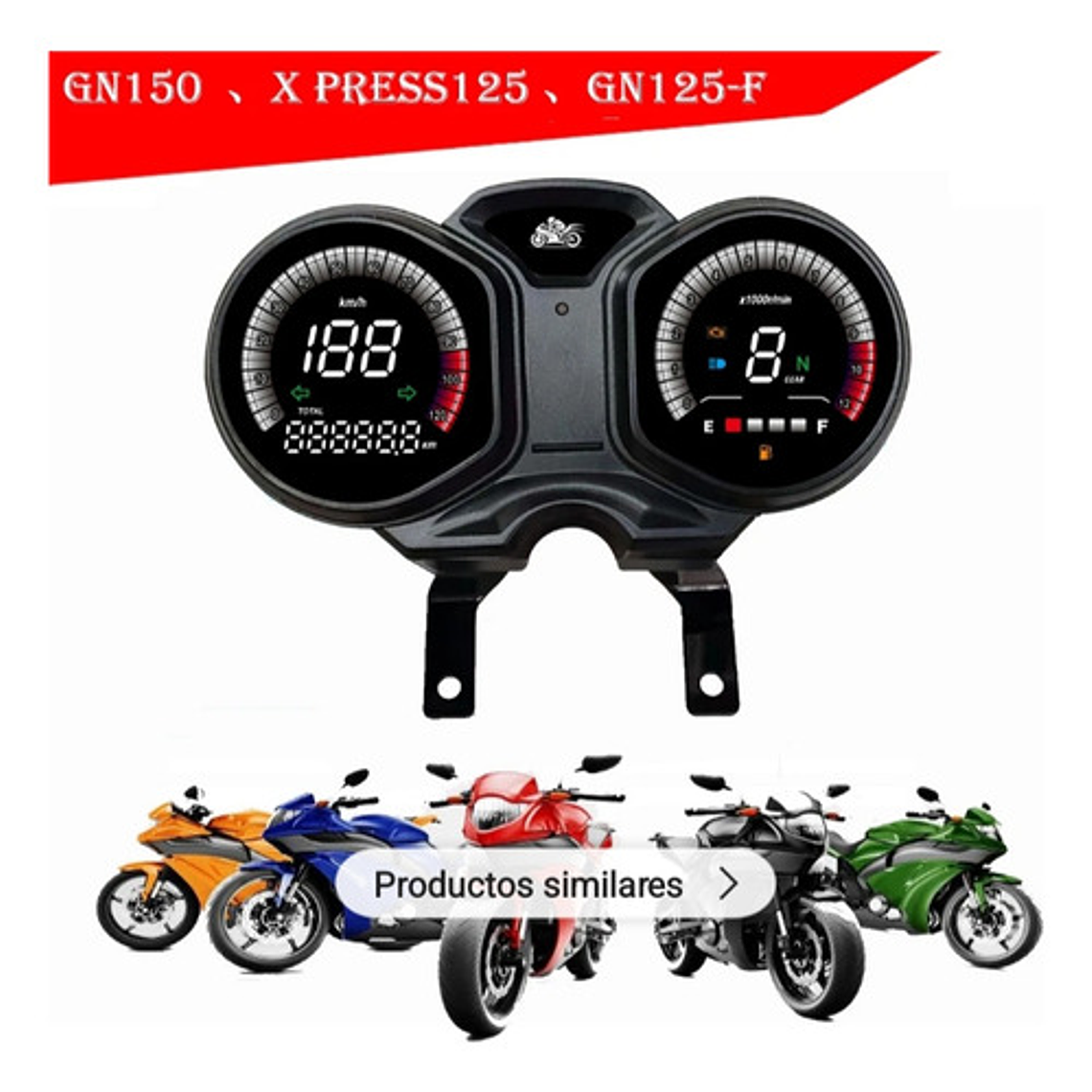 Velocimetro Digital Gn 150 Gn 125  X Pressi 125 5