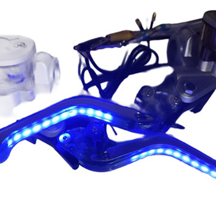 Kit Freno Delantero Y Embrague Hidráulico Levas Con Luz Led 2