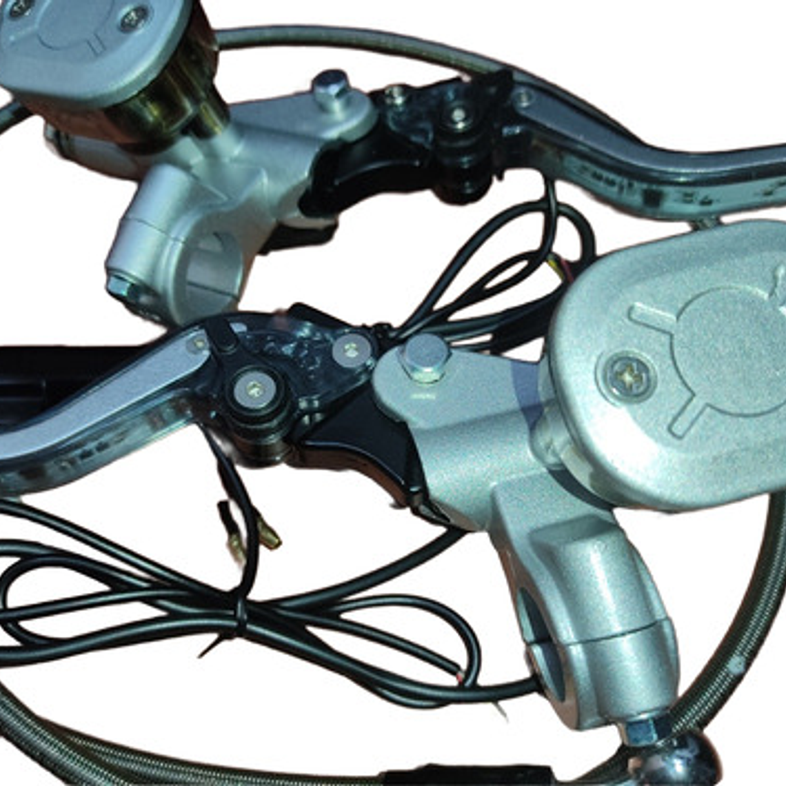 Kit Freno Delantero Y Embrague Hidráulico Levas Con Luz Led 4