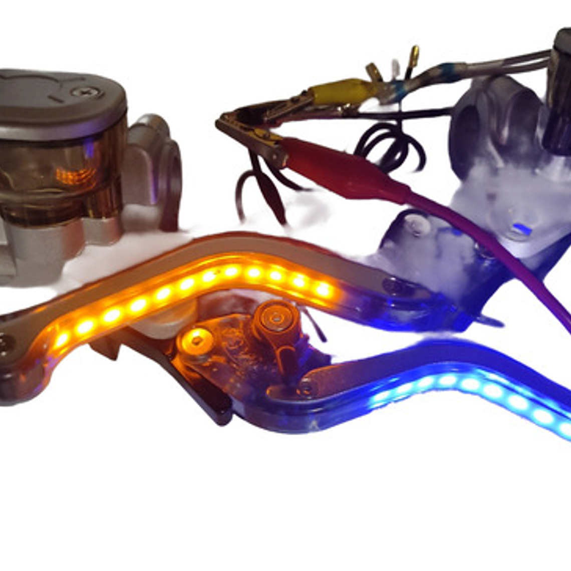 Kit Freno Delantero Y Embrague Hidráulico Levas Con Luz Led 5