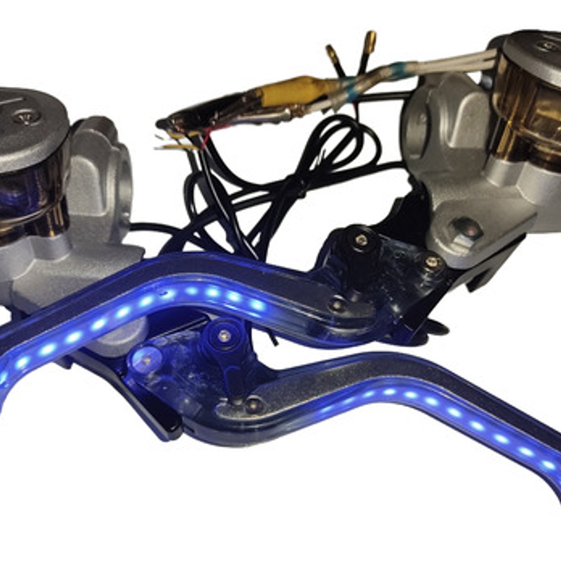 Kit Freno Delantero Y Embrague Hidráulico Levas Con Luz Led 6