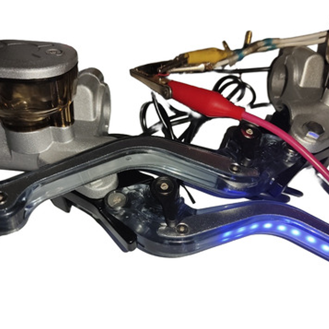 Kit Freno Delantero Y Embrague Hidráulico Levas Con Luz Led 8