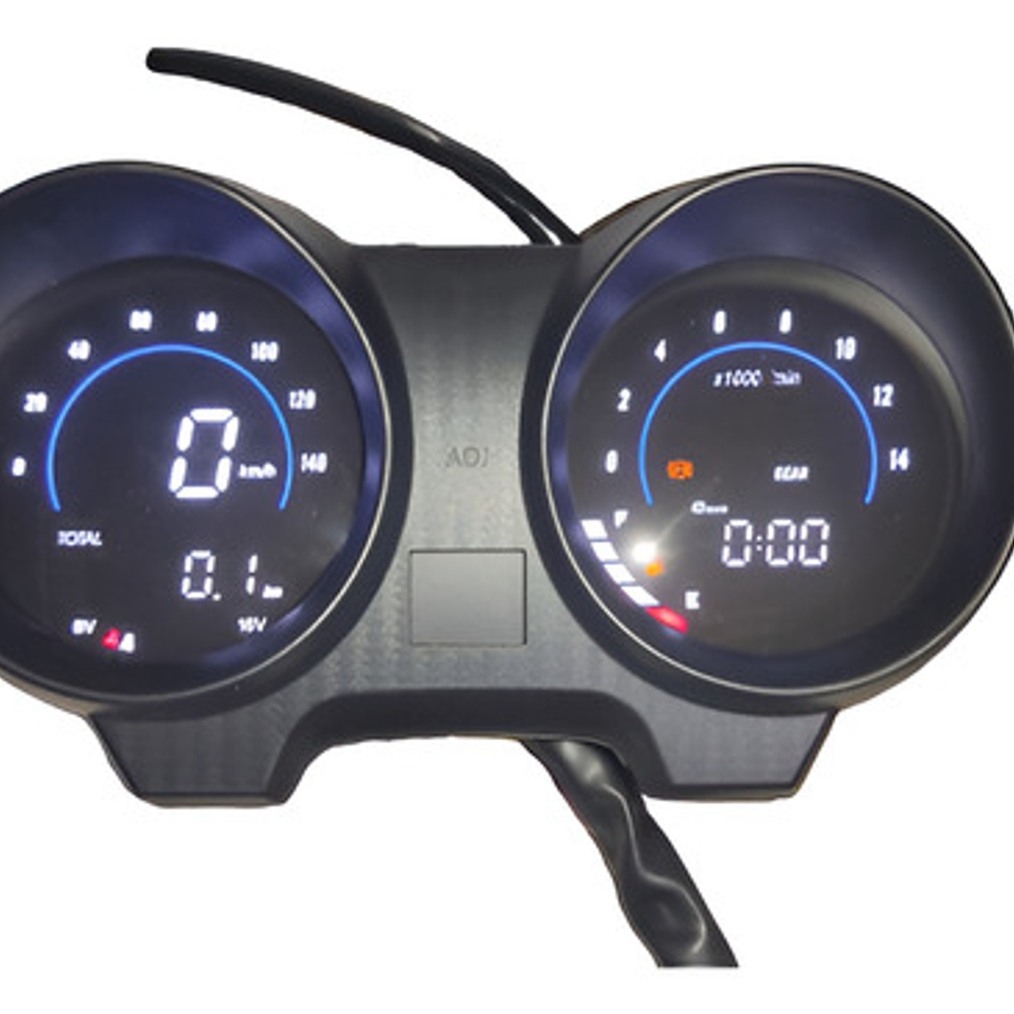 Velocímetro Digital Phm 19770912 Negro 90mm 1