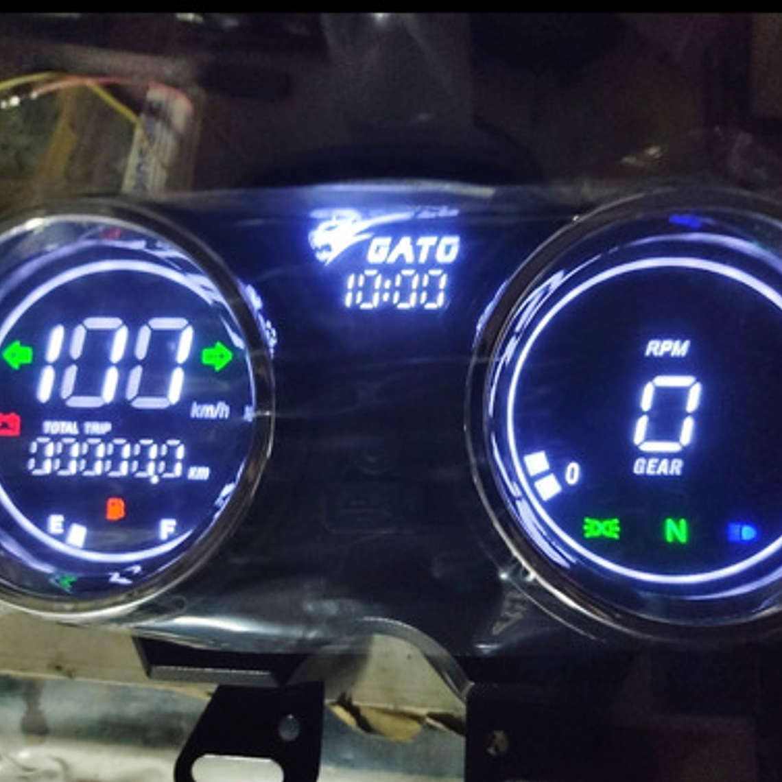 Velocímetro Digital Phm 1977 Negro 90mm Urbano 4