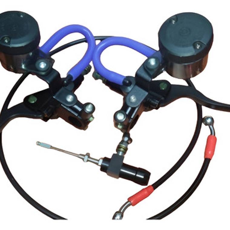 Clutch Y Freno Hidráulico Kit Universal  Negro 3