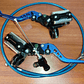 Clutch Y Freno Hidráulico Universal Para Motocicleta Azul - Miniatura 2