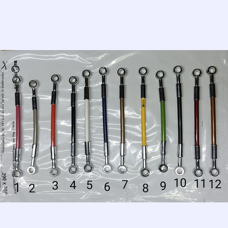 Manguera Hidráulica Blindada De 90 Cm Color Plata 4