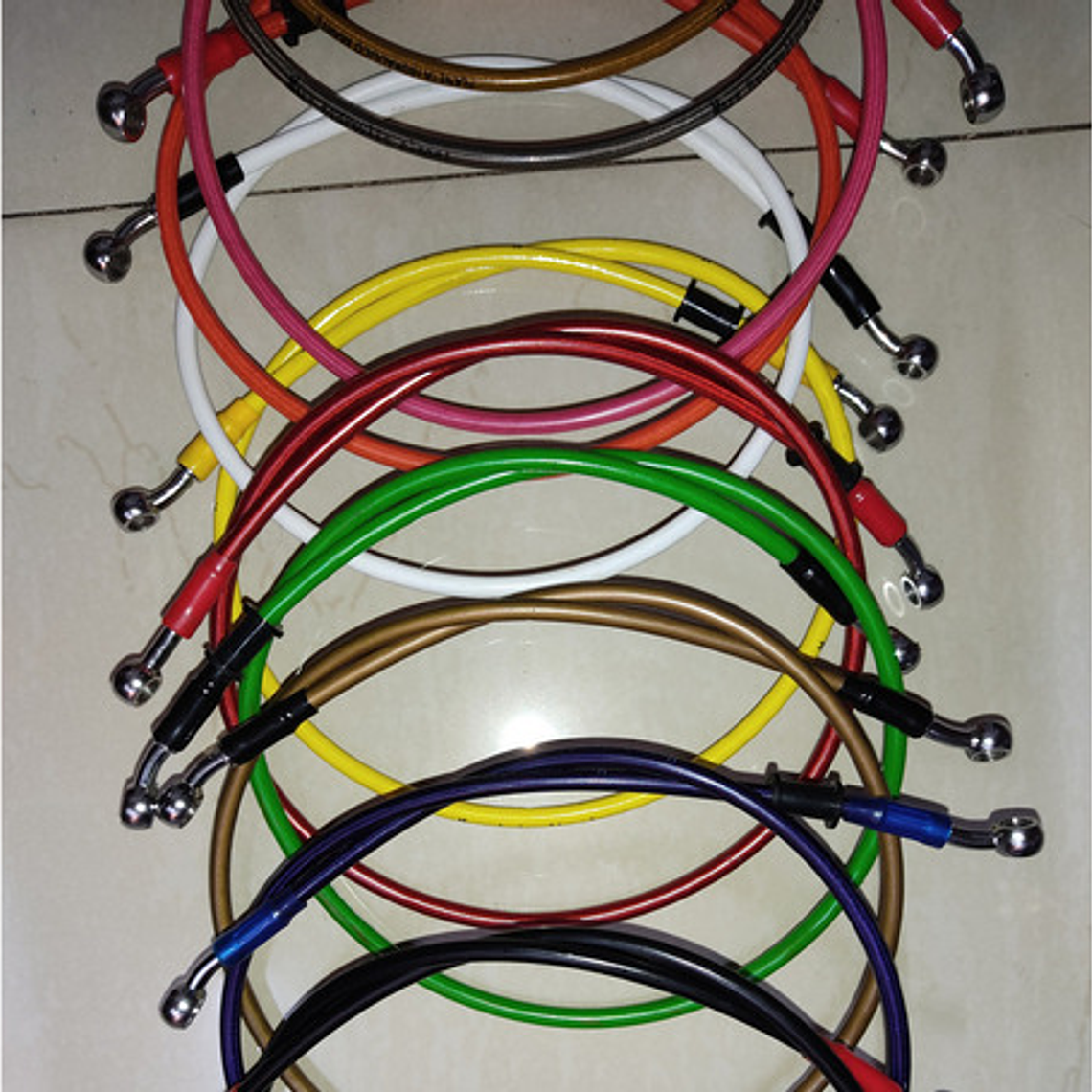 Manguera Hidráulica Blindada De 90 Cm Color Plata 9