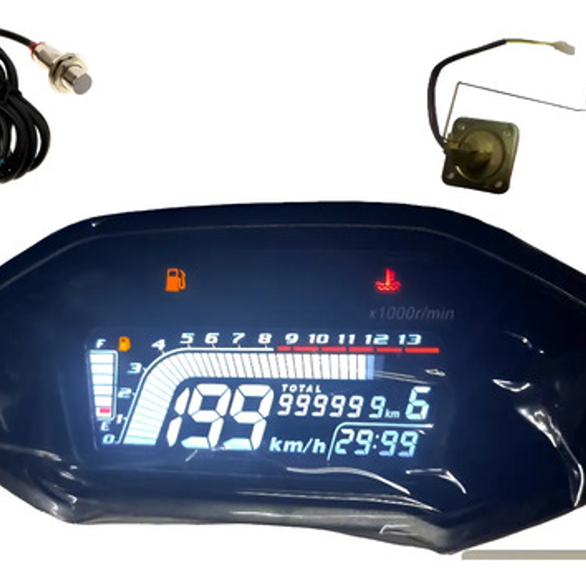 Tacómetro Y Flota De Gasolina Universal Moto 1