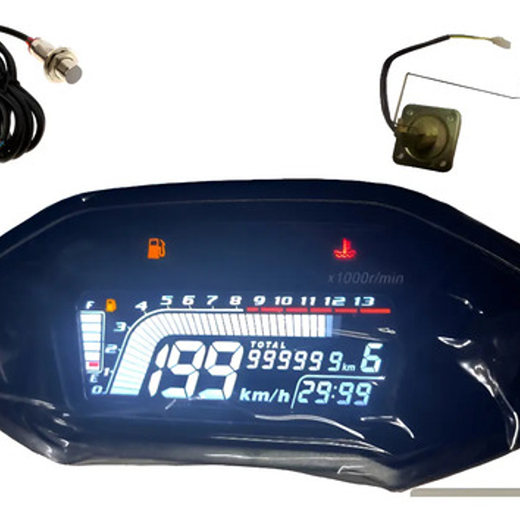 Tacómetro Y Flota De Gasolina Universal Moto 1
