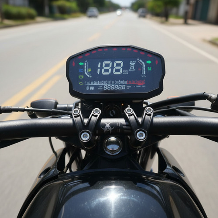 Velocímetro Digital Universal Copia Ducati Alta Y Baja Cc 5
