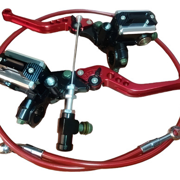 Clutch Y Freno Hidráulico Kit Universal Varios Colores 1